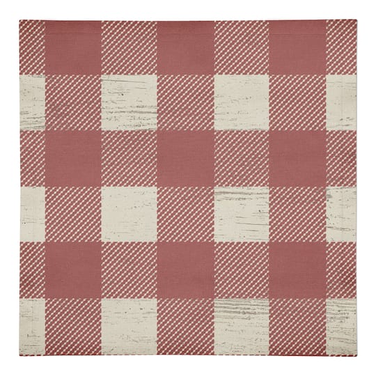 Buffalo Check Cotton Twill Napkin